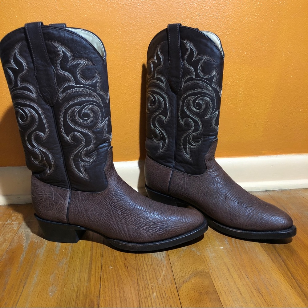 Los Altos Boots Men’s Round Toe Grisly - Brown